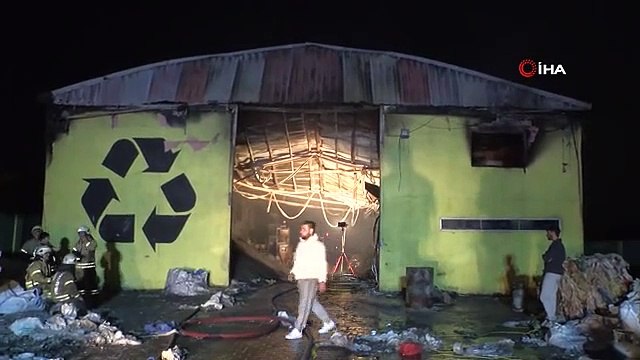 Incendie dans une installation de recyclage à Silivri