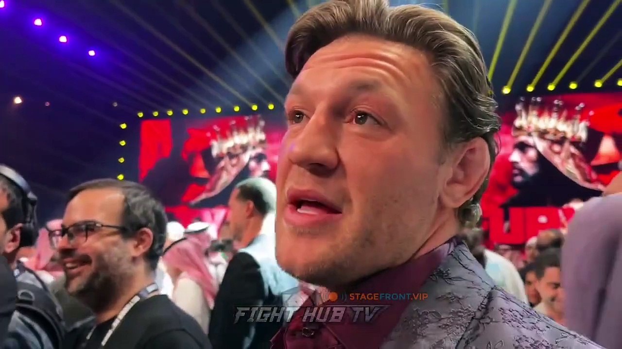 Conor McGregor REACTS TO fury vs Ngannou! says CLOSE FIGHT!