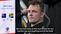 Sam Cane says he'll have to live with Rugby World Cup red card 'forever'
