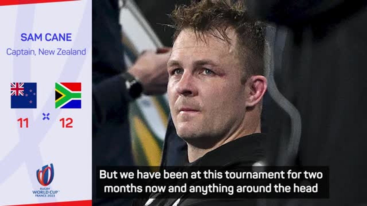 Sam Cane says he'll have to live with Rugby World Cup red card 'forever'