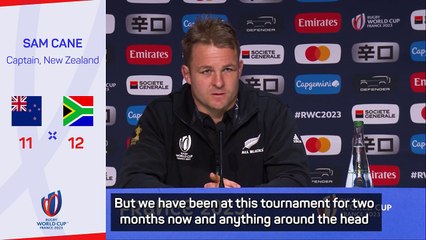 Sam Cane says he'll have to live with Rugby World Cup red card 'forever'