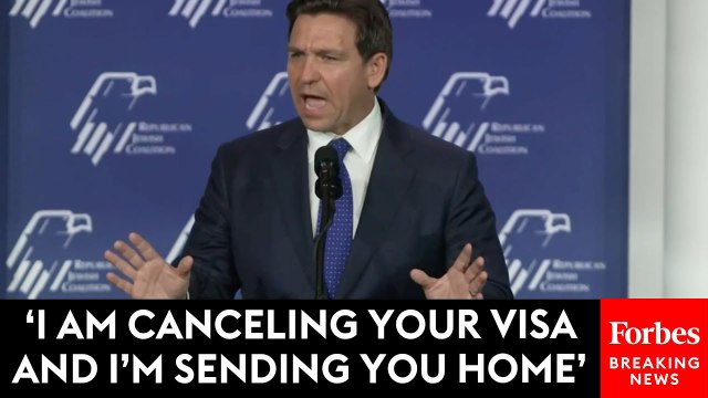 DeSantis Pledges To Deport Foreign Students Demonstrating For Hamas If He's Elected President