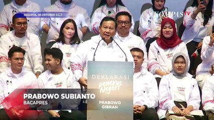 Télécharger la video: Kala Prabowo Heran Batas Usia Capres-Cawapres Dipersoalkan: Terlalu Tua Nggak Boleh, Enak Aja