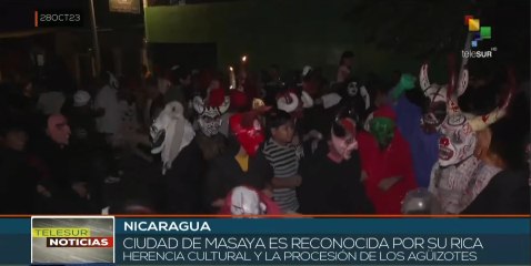 Procesión de Los Agüizotes preserva la herencia cultural y el folclore nicaragüenses