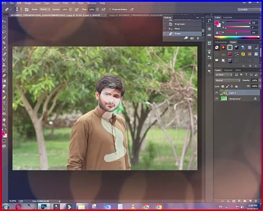After editing at photoshop - zeeshan ali khan gishkori