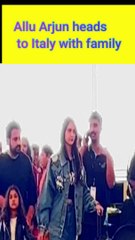 Allu Arjun heads to Italy with family to attend Varun Tej and Lavanya Tripathi's wedding