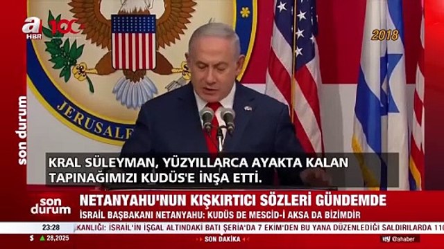 Netanyahu'nun 'Tapınak Dağı' (Mescid-i Aksa) iddiaları yeniden gündemde