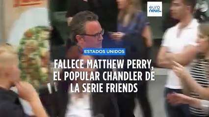 Hollywood llora la inesperada muerte de Matthew Perry: "El mundo te echará de menos"
