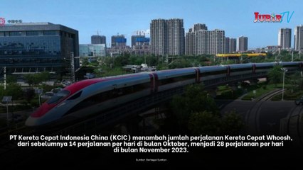 Catat! Mulai November 2023, KCIC Tambah Jadwal Kereta Cepat Whoosh Jadi 28 Perjalanan per Hari