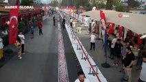 Cumhuriyet'in 100. yılını 100 metrelik boru kebapla kutladı