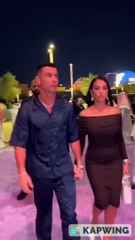 رونالدو وجورجينا في افتتاح موسم الرياض ونانسي عجرم تتوسطهما