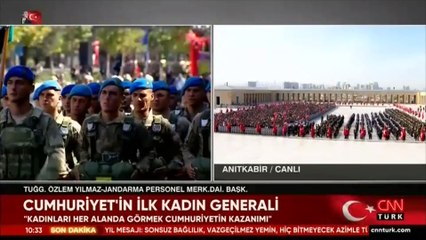Cumhuriyet’in ilk kadın generali CNN TÜRK’te