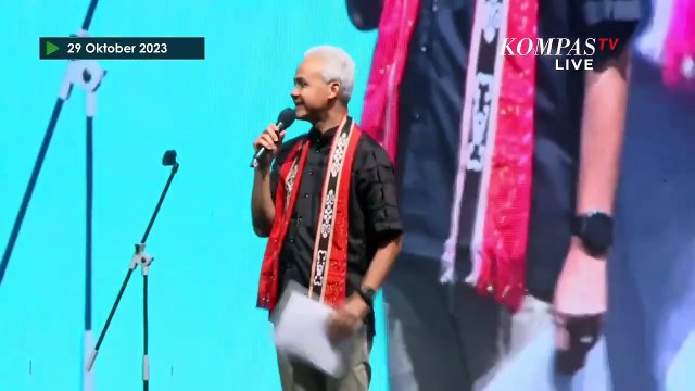 [FULL] Pidato Ganjar Pranowo Terima Dukungan dari 'Maluku Voor Ganjar' Bahas Soal Hal Ini