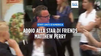 Addio a Matthew Perry: la star di "Friends" è scomparsa a 54 anni