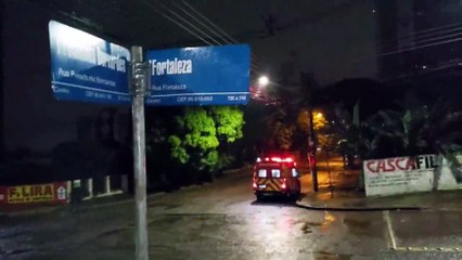 Jovem fica ferido em acidente de motocicleta no Centro