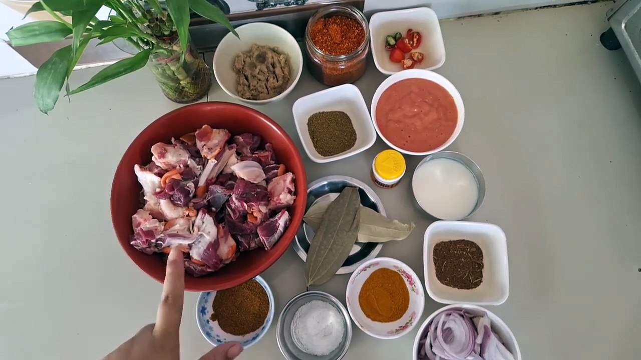 Dashain Special Khasiko Masu ko Jhol _ mutton curry _ Mutton Curry in the Nepali Style