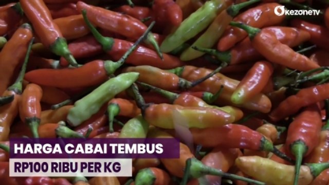 Makin Pedas, Harga Cabai Tembus Rp100 Ribu per Kg di Jakarta