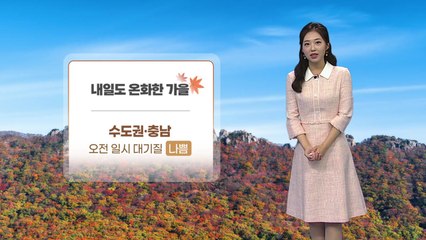 [날씨] 내일도 온화한 가을 날씨...큰 일교차 주의 / YTN