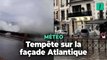 Les images de la côte Atlantique les pieds dans l’eau après le passage de la tempête Céline