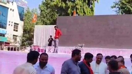 उज्जैन: अमित शाह के आने के पूर्व तैयारी का जायजा लेने पहुंचे डॉक्टर मोहन यादव