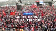 Streit mit Erdogan - Israel zieht Diplomaten aus der Türkei ab