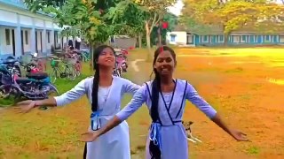 School girls dancing
