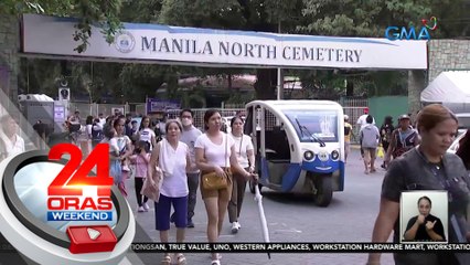 Manila North Cemetery, dinagsa na ng mga bisita 3 araw bago ang Undas | 24 Oras Weekend