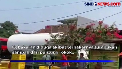 Kebakaran Hanguskan Dua Toko di Joglo Terbakar,  Diduga Akibat Putung Rokok