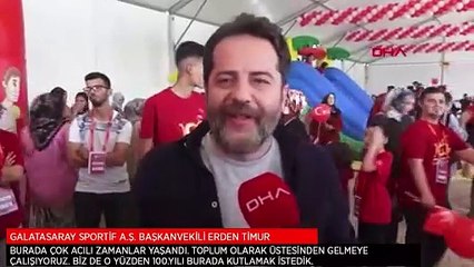 Erden Timur: Burada çok acılı zamanlar yaşandı. Biz de o yüzden 100'üncü yılı burada kutlayalım istedik