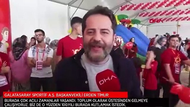 Erden Timur: Burada çok acılı zamanlar yaşandı. Biz de o yüzden 100'üncü yılı burada kutlayalım istedik