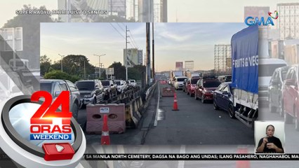 Daloy ng trapiko papasok at palabas ng NLEX, bahagyang lumuwag | 24 Oras Weekend