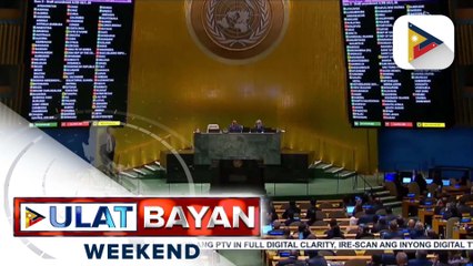 Resolusyong nagsusulong ng humanitarian truce sa pagitan ng Israel at Hamas, pinagtibay ng UN