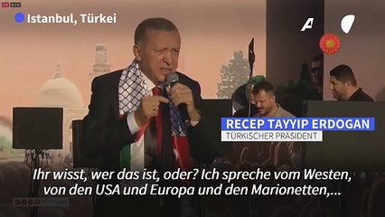 Erdogan: Westen schuld an "Massaker" in Gaza