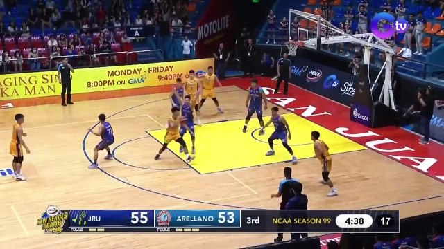 NCAA Men's Basketball JRU vs. Arellano (Third Quarter) | NCAA Season 99