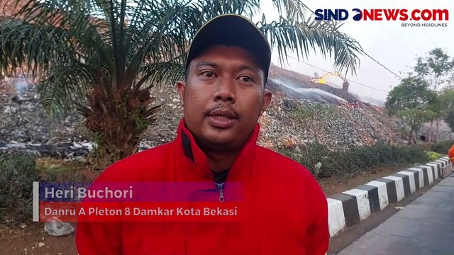 Kebakaran TPST Bantargebang, Warga Panik dan Khawatir Api Merembet ke Permukiman