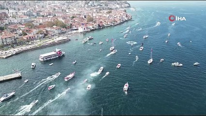 Mudanya’da 100. yıl coşkusu denize taştı