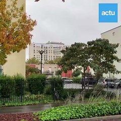 La Tour T17 a été foudroyée à Orléans : un spectacle impressionnant !