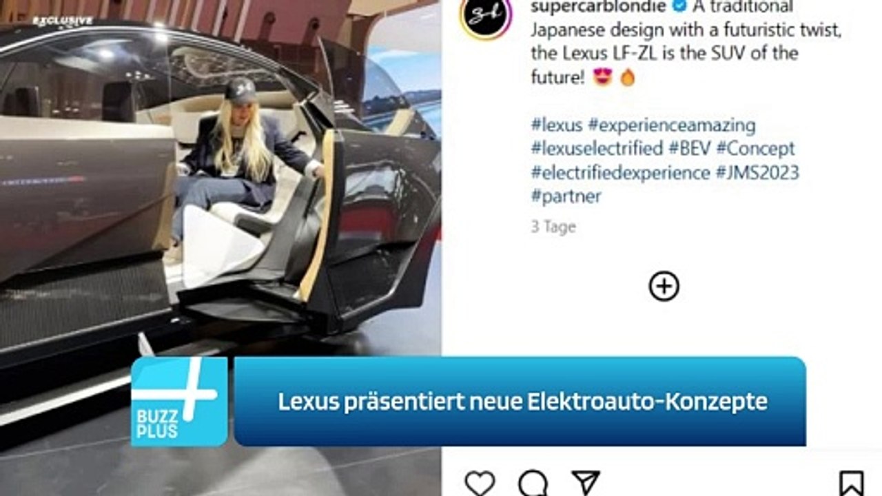 Lexus präsentiert neue Elektroauto-Konzepte