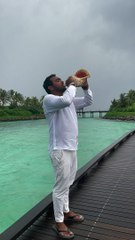 الترحيب في منجع ريتز كارلتون المالديف