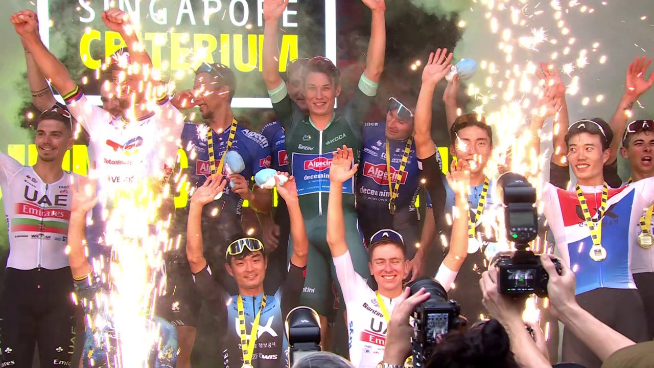 Tour de France Prudential Singapore Criterium 2023 - Jasper Philipsen s'offre Singapour, Mark Cavendish 2e et Tadej Pogacar complète le podium