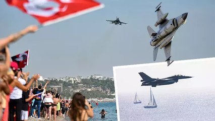 F-16'lardan nefes kesen 100'üncü yıl gösterisi