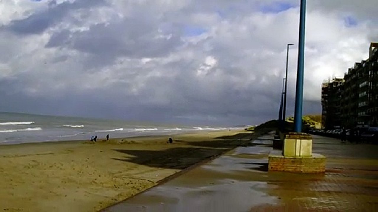 Le ciel, la mer, la plage et les mouettes