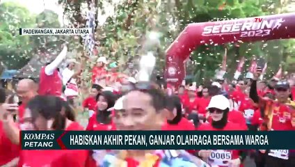 Ganjar Olah Raga Bersama Warga dan Keluarga Besar Alumni Universitas Gajah Mada