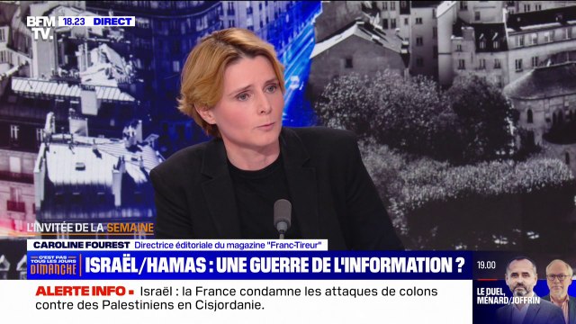 Caroline Fourest: Plus la guerre va durer, plus Israël perdra la guerre de l'information face à Gaza