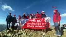 Kaçkar Dağcılık Kulübü Üyeleri Ovit Dağı'na Tırmandı