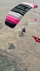 100. yılda bir ilk: Mısır Piramitleri üzerinde Türk bayrağı