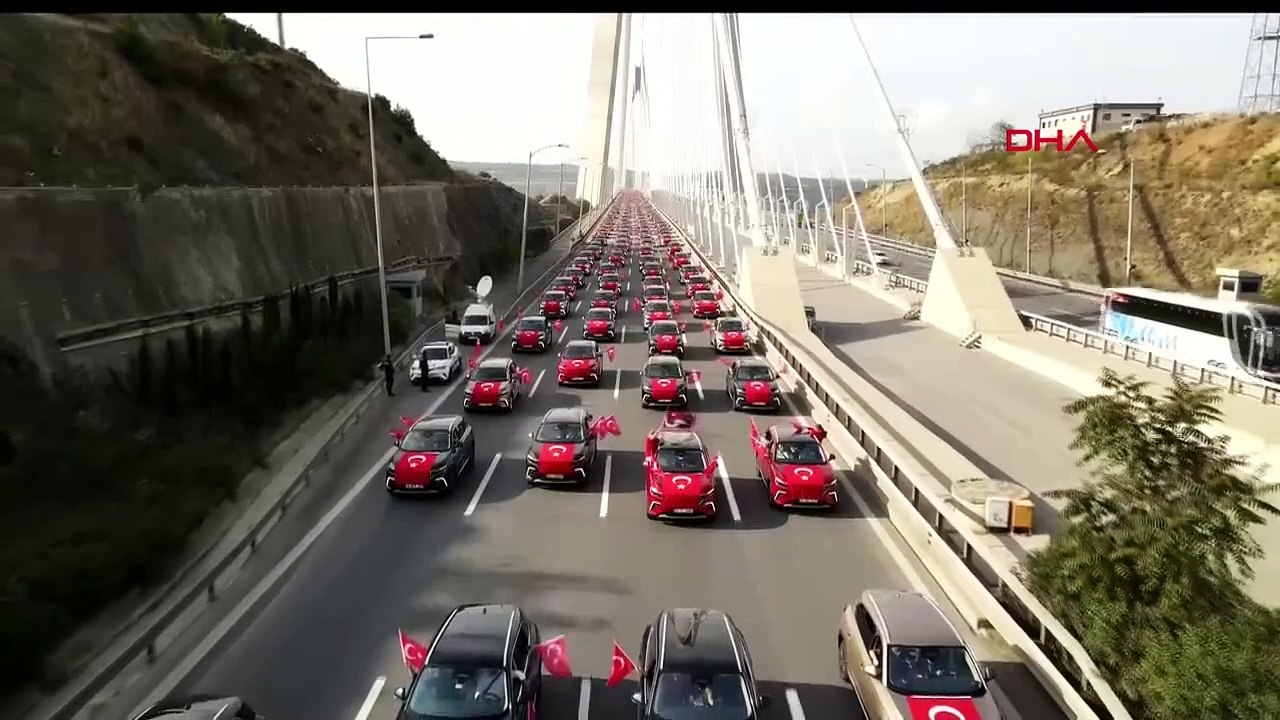 TOGG Sahipleri Cumhuriyetin 100. Yılı Kutlamalarında Konvoy Yaptı
