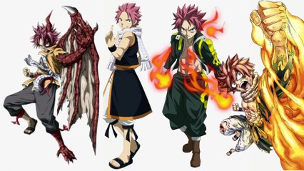FAIRY TAIL PROJET 1  : LES TRANSFORMATION DE NATSU