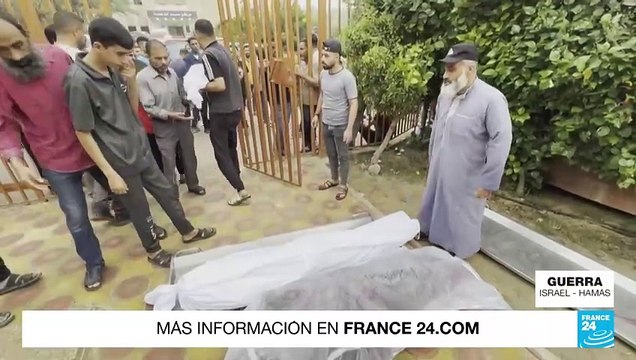 Civiles al sur de la Franja de Gaza asediados por las bombas israelíes no saben a dónde huir