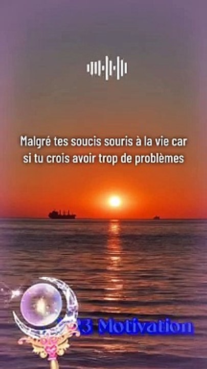 Malgré tes soucis souris à la vie car si tu crois avoir trop de problèmes #conseils #conseil #motivation #citation #citations